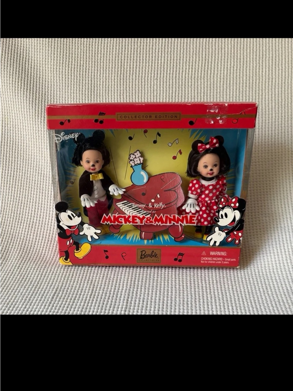 Disney Barbie Mattel Kelly and Tommy as Mickey and Minnie Mouse 55502 New